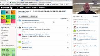 Mr. Dirksen Honors Chemistry Parent Information Video
