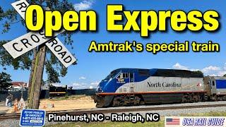 [ Amtrak Train Ride ] U.S. Open Special Train, Complete Trip Report