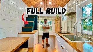 How I built A DIY Tiny Home on wheels | FULL BUILD