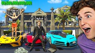 Living Like BILLIONAIRES For 24 Hours In GTA 5 RP..