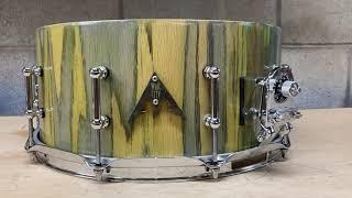 Railroad park recording company’s oak stave shell snare.