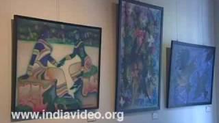 Artist Namboodiri Paintings Art Smart Gallery Thiruvananthapuram