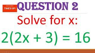 GRADE 8 MATHEMATICS QUESTIONS & ANSWERS - 1