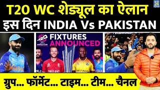 Breaking : T20 World Cup 2024 Schedule Announce | Time | Channel | India | Pakistan