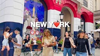 [4K]NYC Summer WalkUpper East Side in New York City ️Ralph’s Coffee & Museum Mile | July 2024