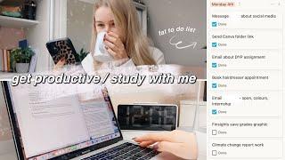 GET PRODUCTIVE WITH ME | uni deadlines