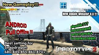 Prototype 2 Android Winlator 8.0 Amod V1 | Tested on Snapdragon 845 Fix stuck loading & blankscreen