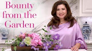 Create a Cascading Clematis, Rose & Peony Arrangement: Step-by-Step