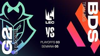 G2 ESPORTS VS TEAM BDS - MAPA 2 - PLAYOFFS 3 - LEC - VERANO 2024 - LEAGUE OF LEGENDS