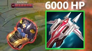 Can 500 AD Draven kill 6000 HP Mundo?