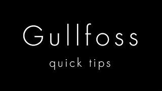 Eddie explains some handy tips when using Gullfoss.