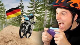 Erste DOWNHILL Strecke in DEUTSCHLAND | Fahrrad Simulator