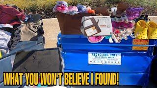 DUMPSTER DIVING IN RICH NEIGHBORHOOD: WHAT YOU WON'T BELIEVE I FOUND!