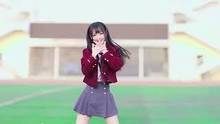 Cute asian girl dance