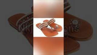 Stone Work Flat sandals for girls | Nkj Creations  15 May 2021