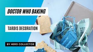 Doctor Who Baking: TARDIS Cookie Decoration