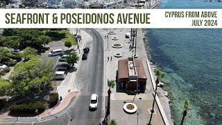 Paphos Sea Front and Poseidonos Avenue - With Commentary!