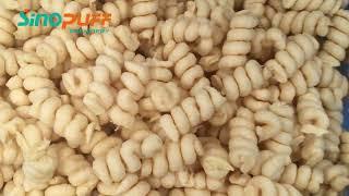 Corn Puff Twist funny shape making machine | Sinopuff machinery ™