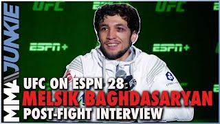 Melsik Baghdasaryan won't make callouts after UFC debut win | UFC on ESPN 28