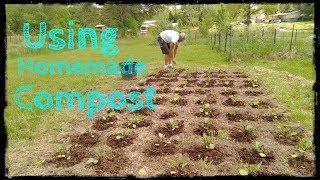 Using Homemade Compost In A Square Foot Garden.