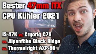 Bester 47mm CPU Kühler  IS-47K vs. Black Ridge vs. C7G vs. AXP-90 How to: Mini ITX PC 2021 - Teil 2