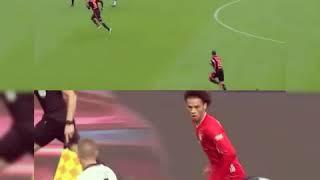 Leroy Sane picks up Ajen Robben signature move