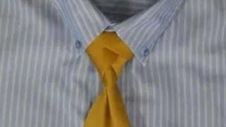 Animated How to Tie a Necktie Novotny Knot - How to Tie a Tie