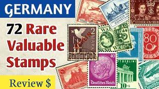 Most Expensive Stamps Of Germany - Part 4 | 72 Rare Unique German Empire Philately