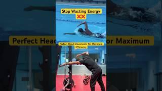 Stop Wasting Energy! Perfect Your Head Position in Freestyle NOW #shorts #swimming #video #swimmer