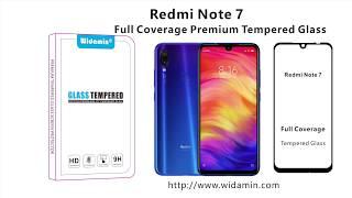 Redmi Note 7 Full Coverage Tempered Glass Screen Protector