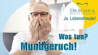 Mundgeruch! Warum, was tun? Zahnarzt Dr. Schick hilft.