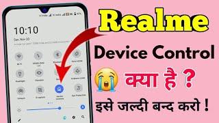 how to disable device control in realme, realme device control off