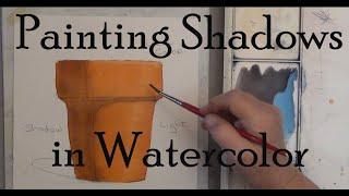 Painting Shadows in Watercolor For Beginners by Deb Watson