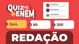 Treinando Questões | Redação | QUIZ ENEM | Me Salva! ENEM