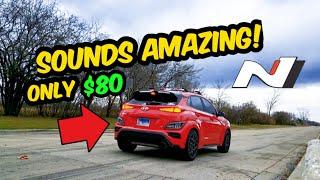 $80 Hyundai Kona N Resonator Delete SOUNDS AMAZING