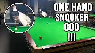 ONE-HANDED DEEP SCREW snooker shot | Ding Junhui