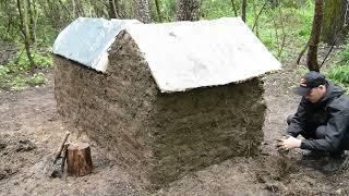 Shelter Construction | Alone in the Forest | Wilderness Survival.