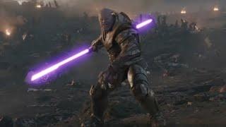 Thanos with lightsaber | Avengers Endgame Final Battle scene | Starwars Edits