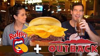 Novo RUFFLES Burger no Outback e Outros Pratos