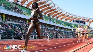 Athing Mu keeps unbeaten streak alive, advances to 800m final in Eugene | NBC Sports