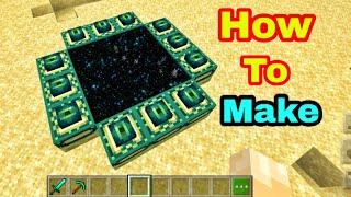 How to make end portal in minecraft in hindi