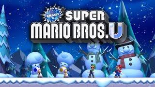 Snowy Super Mario Bros U - 100% Playthrough