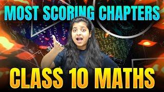 Most Scoring Chapters in Class 10 Maths   CBSE Board 2025   Priyal Ma'am   Rankplus