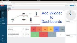 Zabbix - How to Add Widget to Dashboard on Zabbix Server