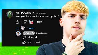 I Fixed My Subscriber’s Fighting Mistakes in Fortnite!
