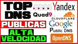  5 MEJORES SERVIDORES DNS PUBLICOS Y GRATUITOS MEJORES DNS LOS MAS RAPIDOS Y SEGUROS 2022