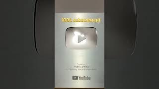 Thank you guys we completed 100k subscribers! #YouTubeCreatorAwards #edit #playbutton