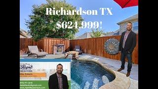 Richardson TX Home with Pool, Dallas Living, Buying with Mr. Realty #richardson #dallasliving