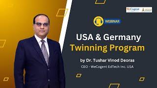 USA & Germany Twinning Program | Partial Education in India & Balance in USA/Germany