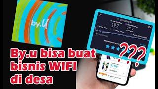 Review Paket 2 Mbps By.U | Bisa Buat Usaha Wifi di Daerah.